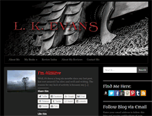 Tablet Screenshot of booksbylkevans.com